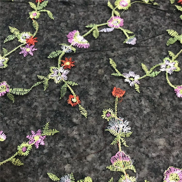 Embroidered Fabric Women's Polyester for Women's Wear Wholesale Suppli 5